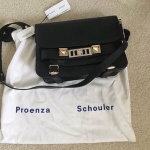 Proenza Schouler PS11 Classic Black Leather Bag - New with Tags & dustbag incl!